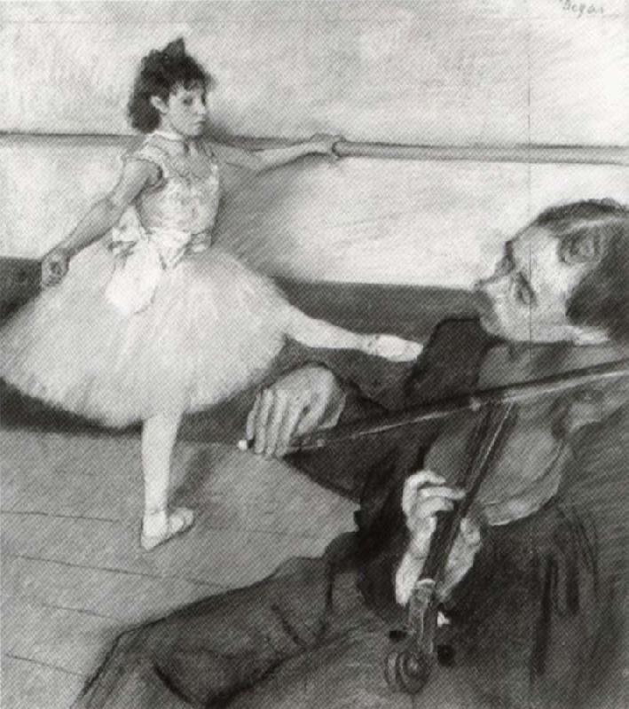 Edgar Degas Portrait of a Dancer at her Lesson Spain oil painting art